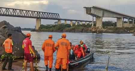 Sobe para 8 o número de mortos confirmados na queda da ponte entre Maranhão e Tocantins