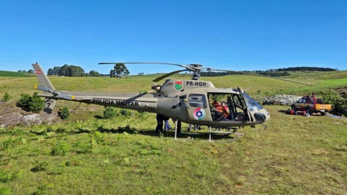 Canoísta é resgatado após queda de 10 metros na Garganta do Diabo, em Lages