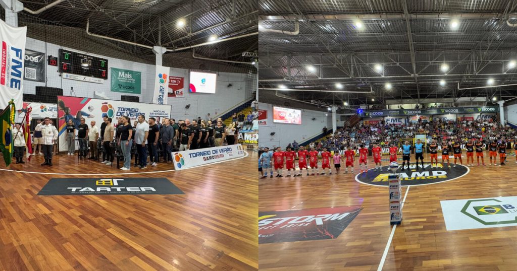 O 38º Torneio de Verão de Futsal começa com festa em Indaial