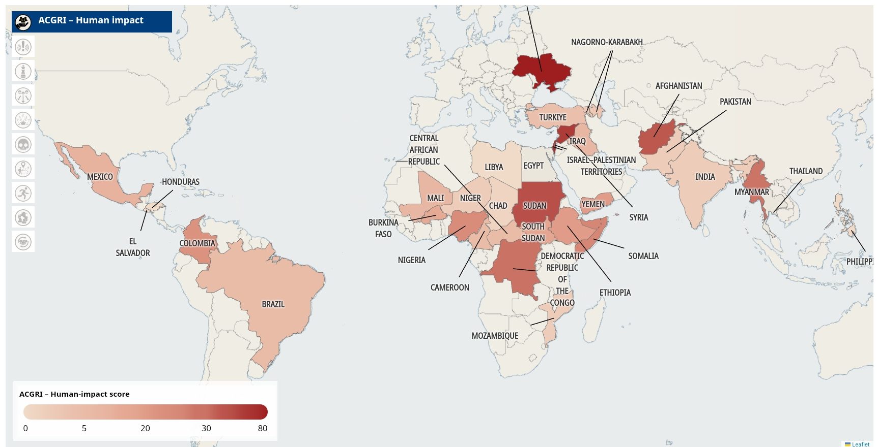 Guerras matam mais de 200 mil em um ano e ONU prevê 305 milhões de pessoas precisando de ajuda em 2025