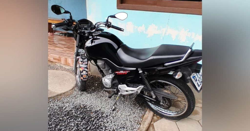 Moto é furtada de residência em Rio dos Cedros durante a madrugada de domingo (5)