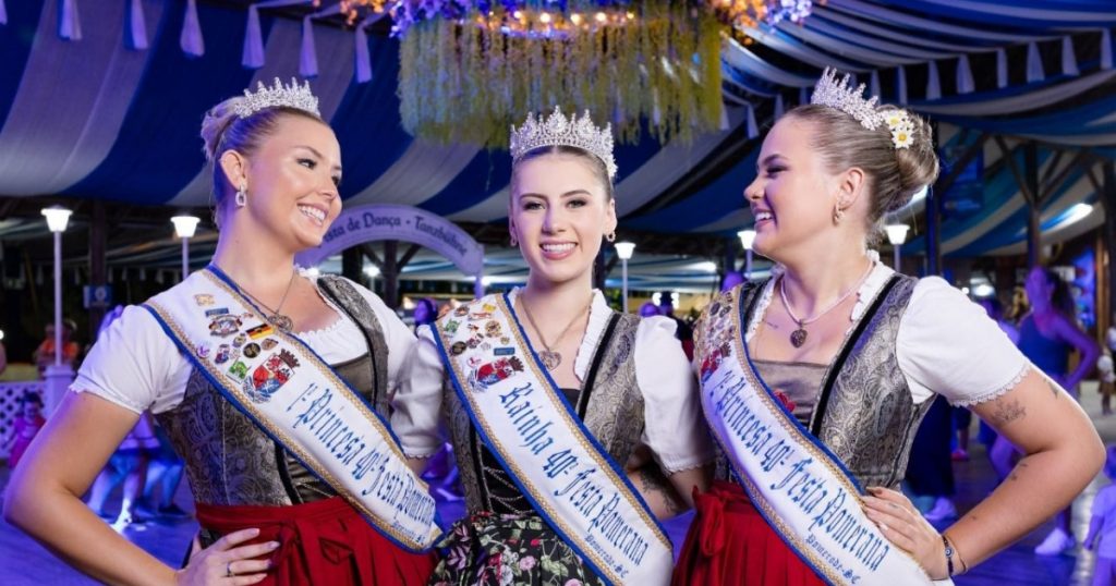 Escolha da realeza marca encerramento da 40ª Festa Pomerana