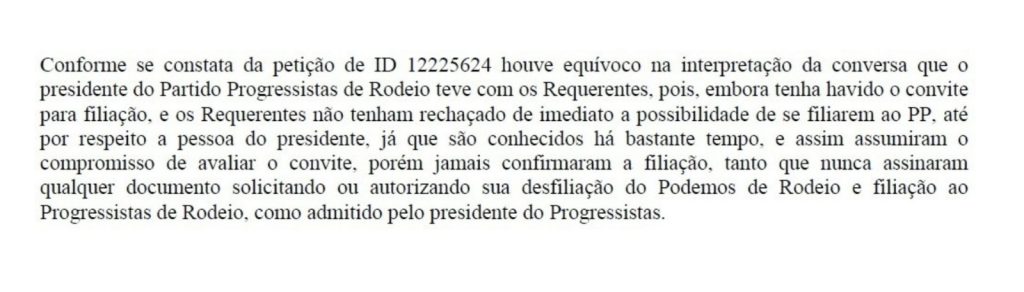 Em Rodeio, Polícia Federal vai investigar partido que filiou casal sem autorização