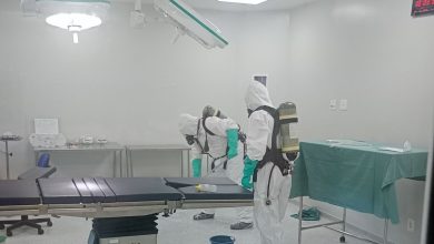 Vazamento de produto químico em hospital de Indaial mobiliza bombeiros