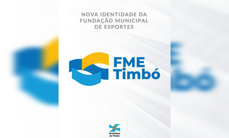 Timbó lança Bolsa Atleta e Treinador e apresenta nova identidade visual da FME