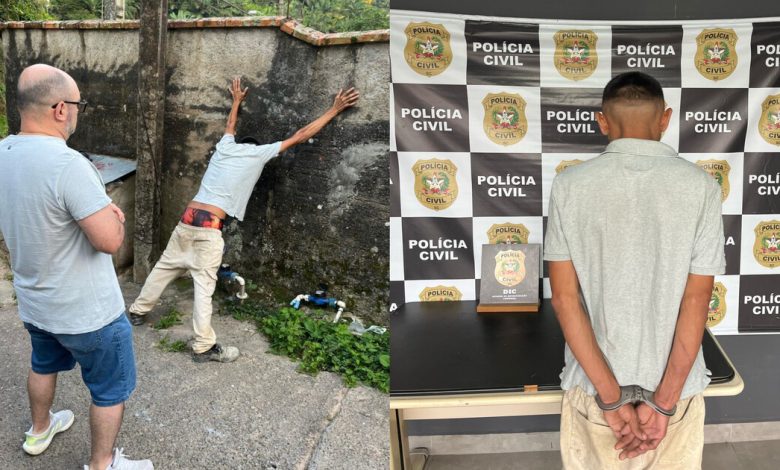 Polícia Civil prende foragido do Pará em Blumenau acusado de homicídio qualificado