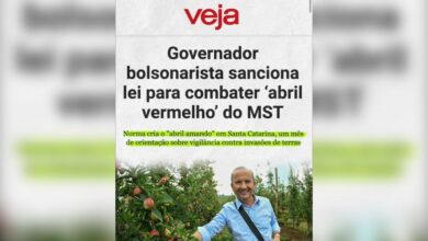 Jorginho Mello reage a matéria da Veja e reforça posição contra invasões de terra