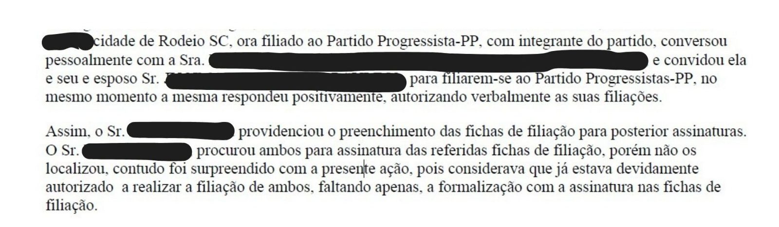 Em Rodeio, Polícia Federal vai investigar partido que filiou casal sem autorização