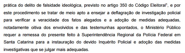 Em Rodeio, Polícia Federal vai investigar partido que filiou casal sem autorização