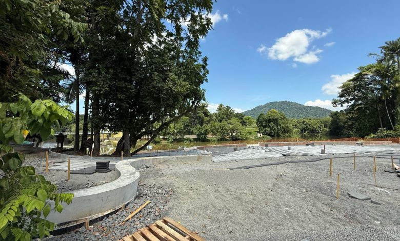 Praça do Cicloturismo, ao lado da BierDamm, em Timbó, será entregue em março