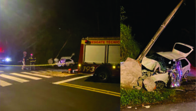 Jovem de 21 anos morre em colisão de carro contra poste em Pomerode