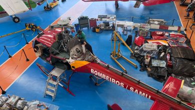 Helicóptero Arcanjo 03 entra em manutenção, mas resgates e atendimentos aéreos seguem no Vale do Itajaí