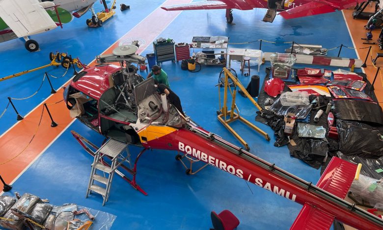 Helicóptero Arcanjo 03 entra em manutenção, mas resgates e atendimentos aéreos seguem no Vale do Itajaí