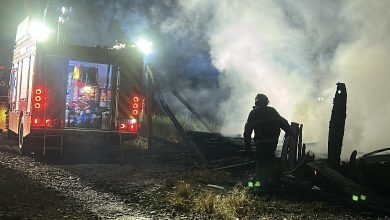 Incêndio destrói residência utilizada como depósito em Pouso Redondo