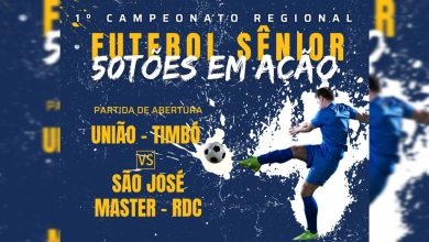 Timbó se prepara para o 1° Campeonato Regional de Futebol Sênior – Cinquentões em Ação