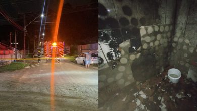 Mulher em surto coloca fogo em kitnets em Timbó e foge