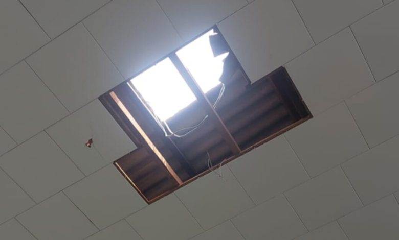 Homem de 62 anos sofre queda de 8 metros enquanto trabalhava em telhado de capela em Blumenau