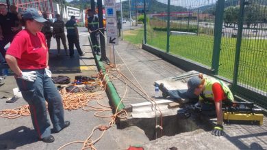 Homem se perde em galeria pluvial e é resgatado após gritos serem ouvidos na BR-470