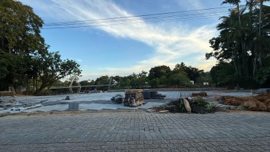Já viu como está ficando a Praça do Cicloturismo, ao lado da BierDamm, em Timbó?