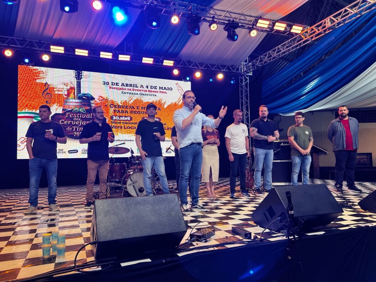Festival das Cervejarias de Timbó é lançado oficialmente com celebração à integração, tradição e cultura local