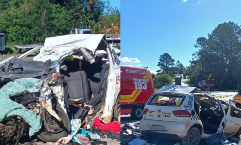 Colisão frontal na BR-470 em Trombudo Central mata duas pessoas de Fraiburgo