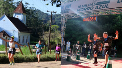 A Corrida 10 Milhas do Morro Azul reuniu mais de 400 atletas em Timbó