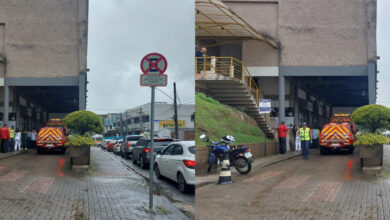 Adolescente de 13 anos é atropelada por motocicleta no Centro de Blumenau