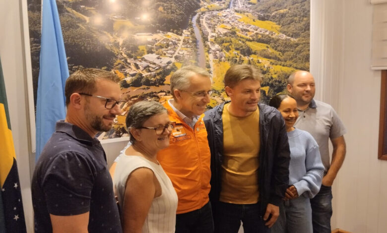 Benedito Novo recebe visita de Secretário da Defesa Civil para tratar da reconstrução de áreas afetadas pelas chuvas