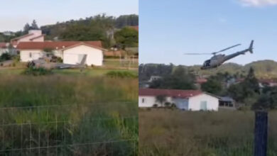 Helicóptero é acionado para socorrer homem com infarto em Witmarsum
