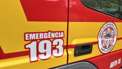 Queda de cinco metros deixa homem ferido em Benedito Novo