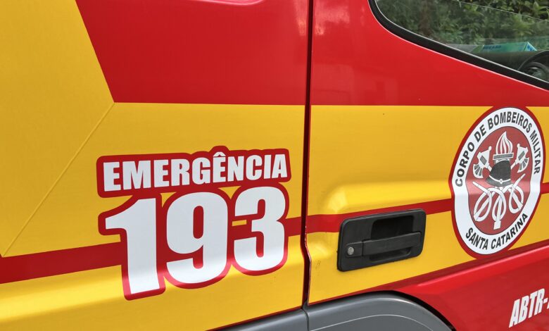 Queda de cinco metros deixa homem ferido em Benedito Novo