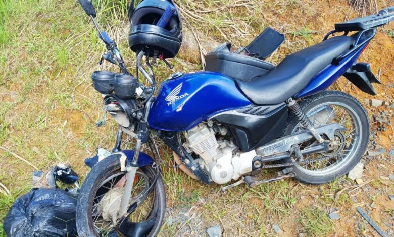 Motociclista morre em acidente na manhã de Páscoa em Blumenau
