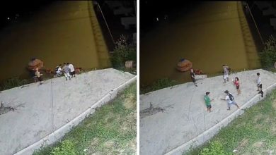 Grupo de adolescentes vandaliza flutuante de captação de água em Gaspar