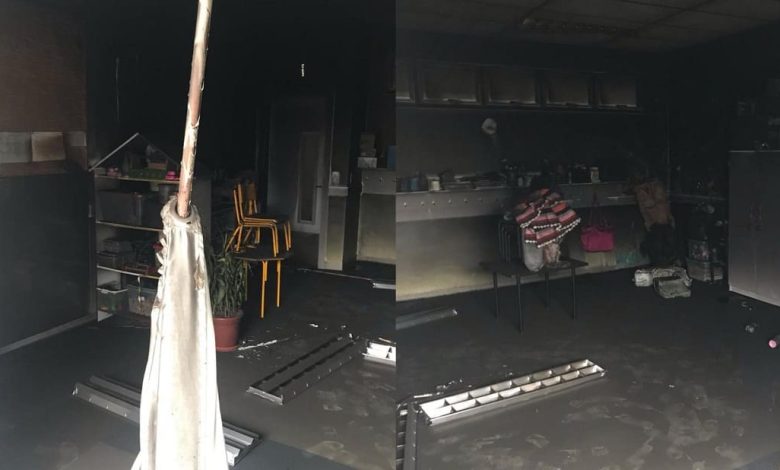 Princípio de Incêndio atinge sala de aula na UEI Bairro Warnow em Indaial