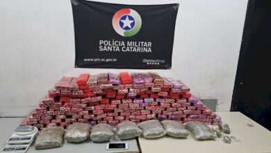 Homem de 24 anos é preso com mais de 140 kg de maconha no quarto, em Joinville