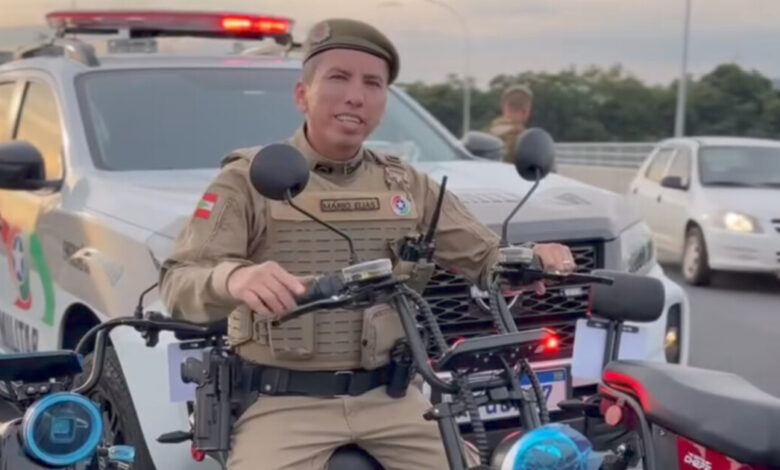 Polícia Militar de Indaial esclarece dúvidas sobre o uso de patinetes, skates elétricos e scooters nas ruas