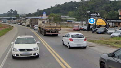 Interdição total da BR-470 em Blumenau nesta segunda-feira para avanço das obras de duplicação