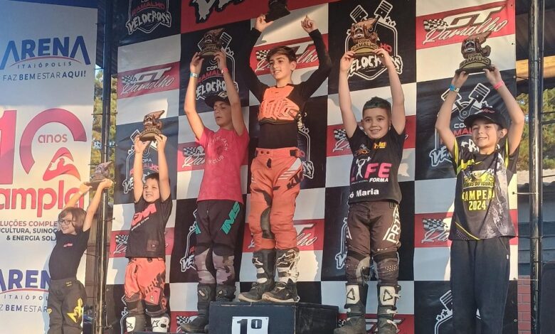 Com cinco pódios, Indaial se destaca na 2ª Etapa da Copa Ramalho de Velocross