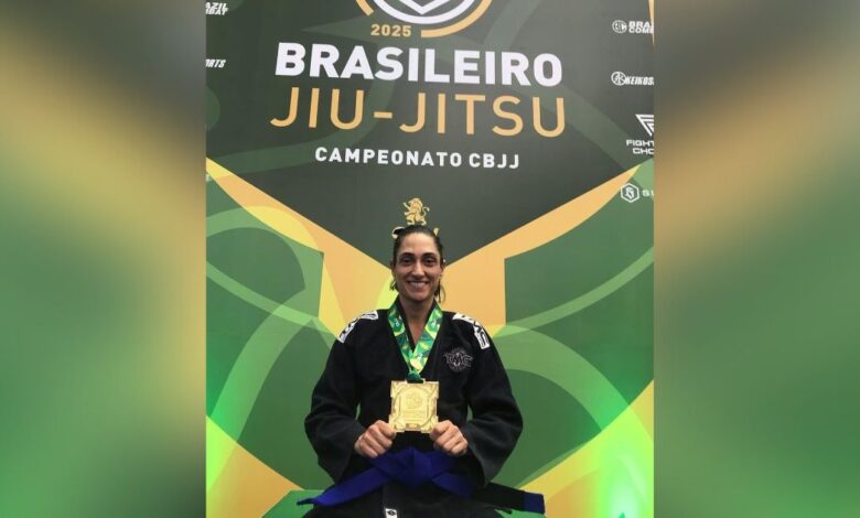 Atleta de Timbó é campeã brasileira de Jiu-Jitsu 2025