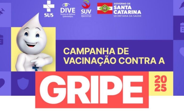Dia D de Vacinação contra a Gripe acontece neste sábado (10) em Timbó