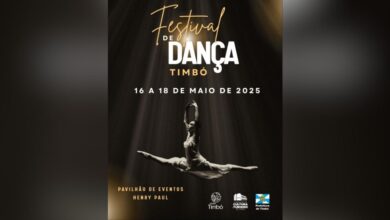 23ª edição do Festival de Dança de Timbó começa na sexta-feira (16)