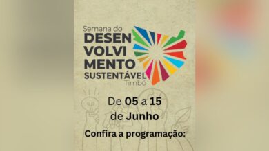 Semana do Desenvolvimento Sustentável acontece em Timbó com ações entre 5 e 15 de junho