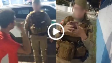 Vídeo gravado por casal em situação de rua reforça conduta correta da PM em Navegantes
