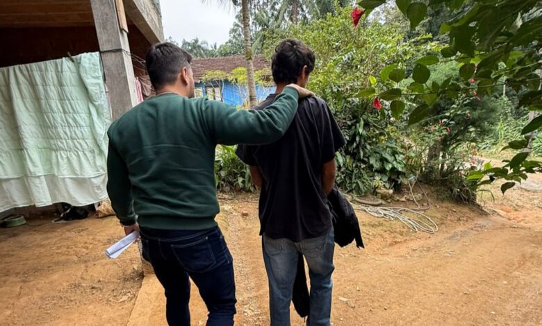 Foragido é capturado em Rodeio após descumprir pena por ameaça, agressão e furto
