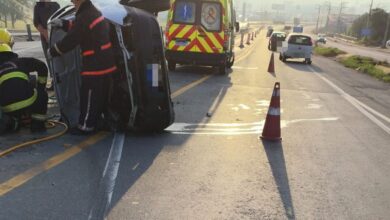 Motorista fica gravemente ferido após colisão na BR-470 em Indaial