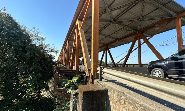 Dois anos após laudo da Defesa Civil, vereador cobra obras na Ponte do Salto, em Blumenau