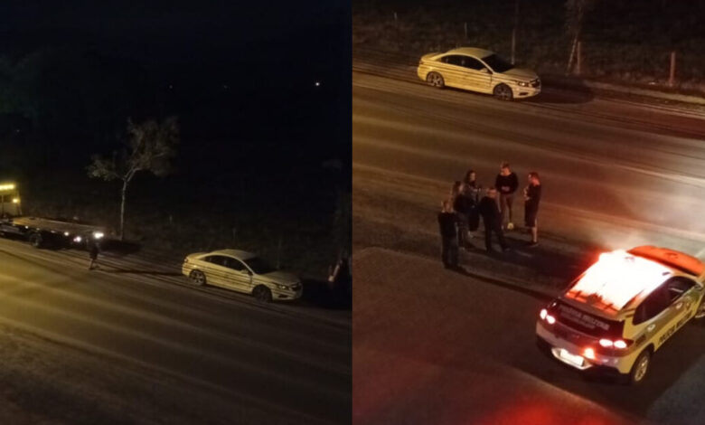 Colisão entre carro e camionete é registrada em Rio dos Cedros