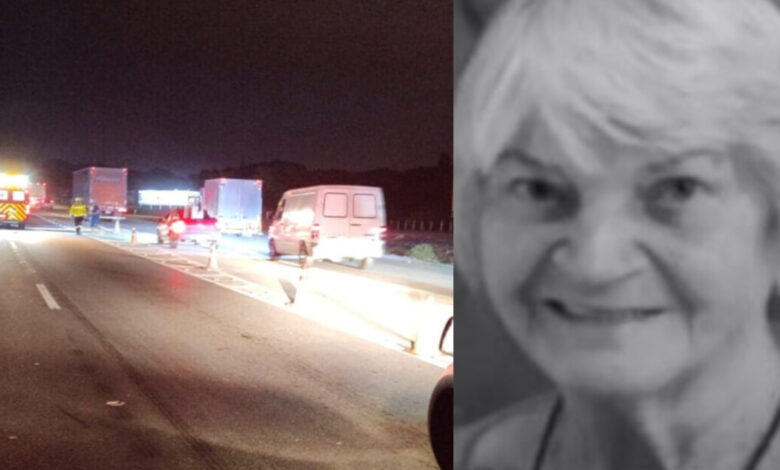 Identificada a idosa que morreu atropelada na BR-470 em Gaspar