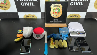 Trio é preso por tráfico de drogas durante operação no bairro Fortaleza, em Blumenau