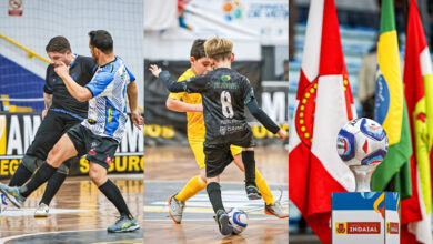 Abertura do 13º Campeonato Indaialense de Futsal movimenta o Ginásio Sérgio Luiz Petters